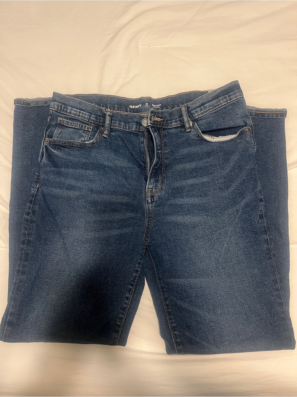 Old Navy Boy’s Dark Blue Stretch Jeans